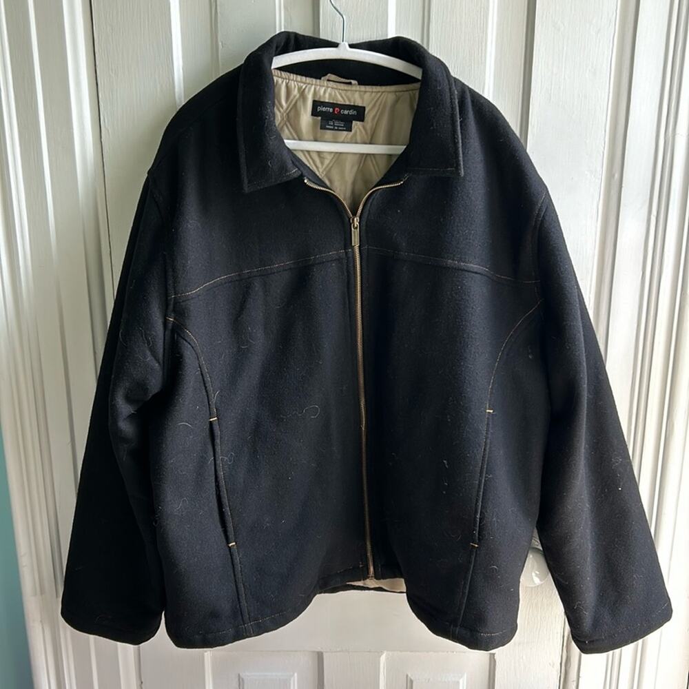 Pierre Cardin Black Zip Up Jacket